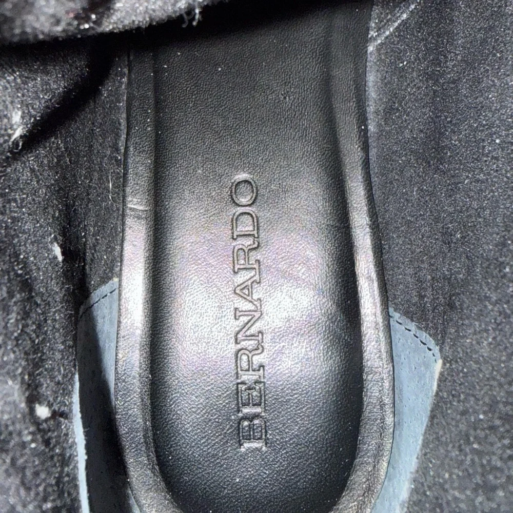 Bernardo Black and Green Combat Boots - Picture 6 of 6